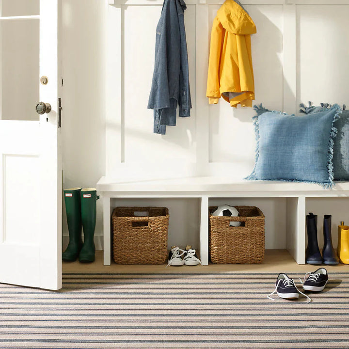 Nimes Ticking Washable Rug