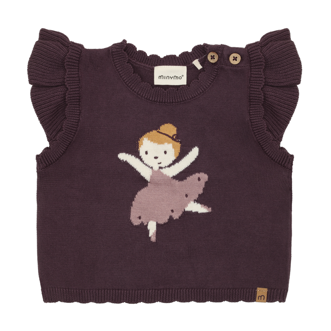 Minymo Baby Girl Knit Vest   114469-6599