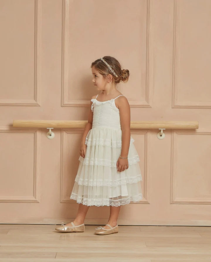 Noralee Girls Audrey Dress  NL023RVY  Ivory