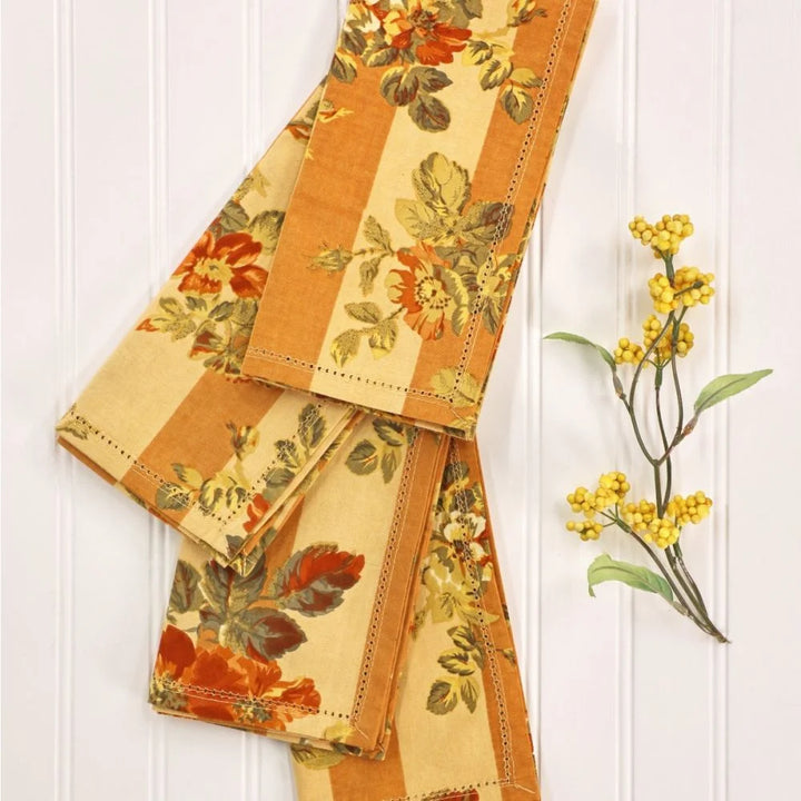 April Cornell Sonata Stripe Napkin Set/4 - Gold*