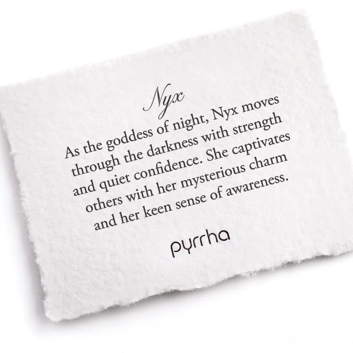 Pyrrha Nyx Goddess Necklace   N9117-CHRCO40