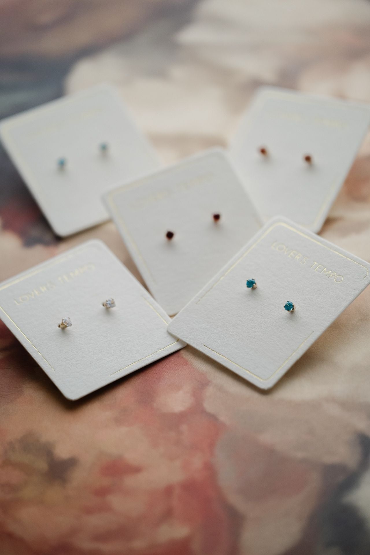 Lovers Tempo Gold-Filled Birthstone Stud Earring