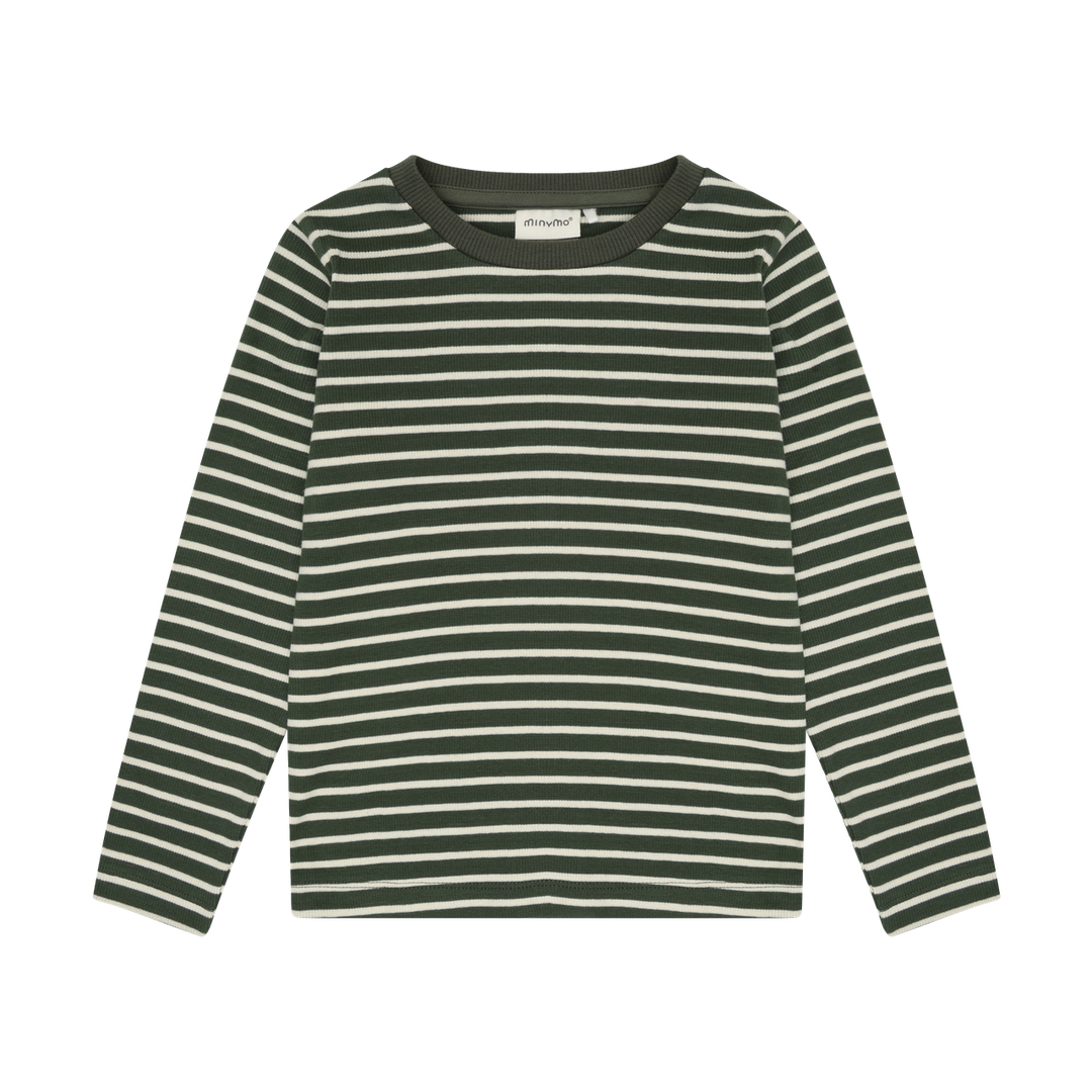 Minymo Boys Long Sleeve Rib Tee   134411-9090