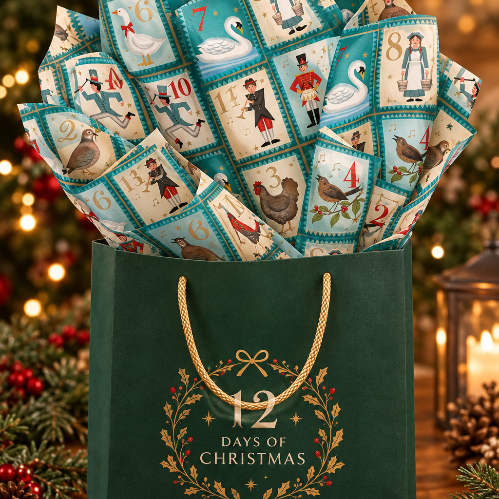 Christmas Gift Wrap  -  12 Days of Christmas