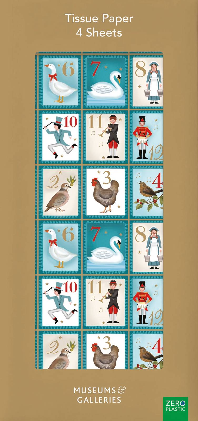 Christmas Gift Wrap  -  12 Days of Christmas
