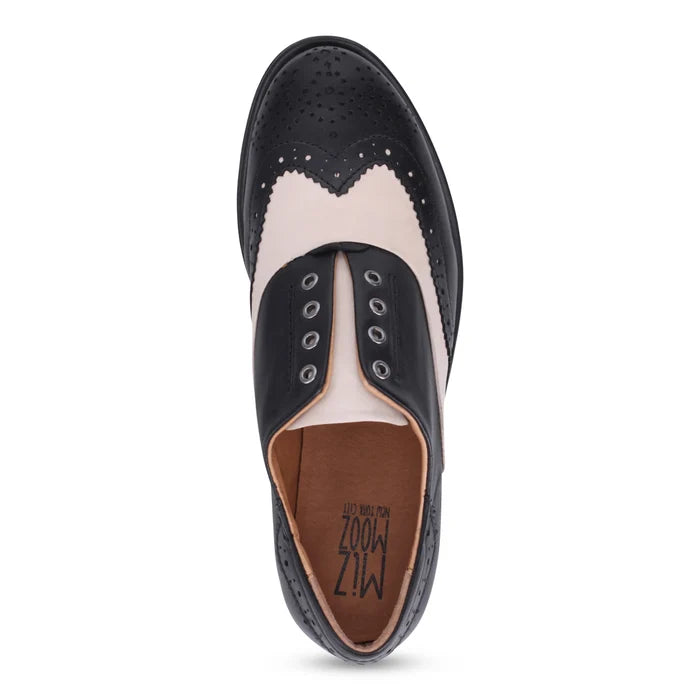 Miz Mooz Peabody Loafer  -  Black/Cream