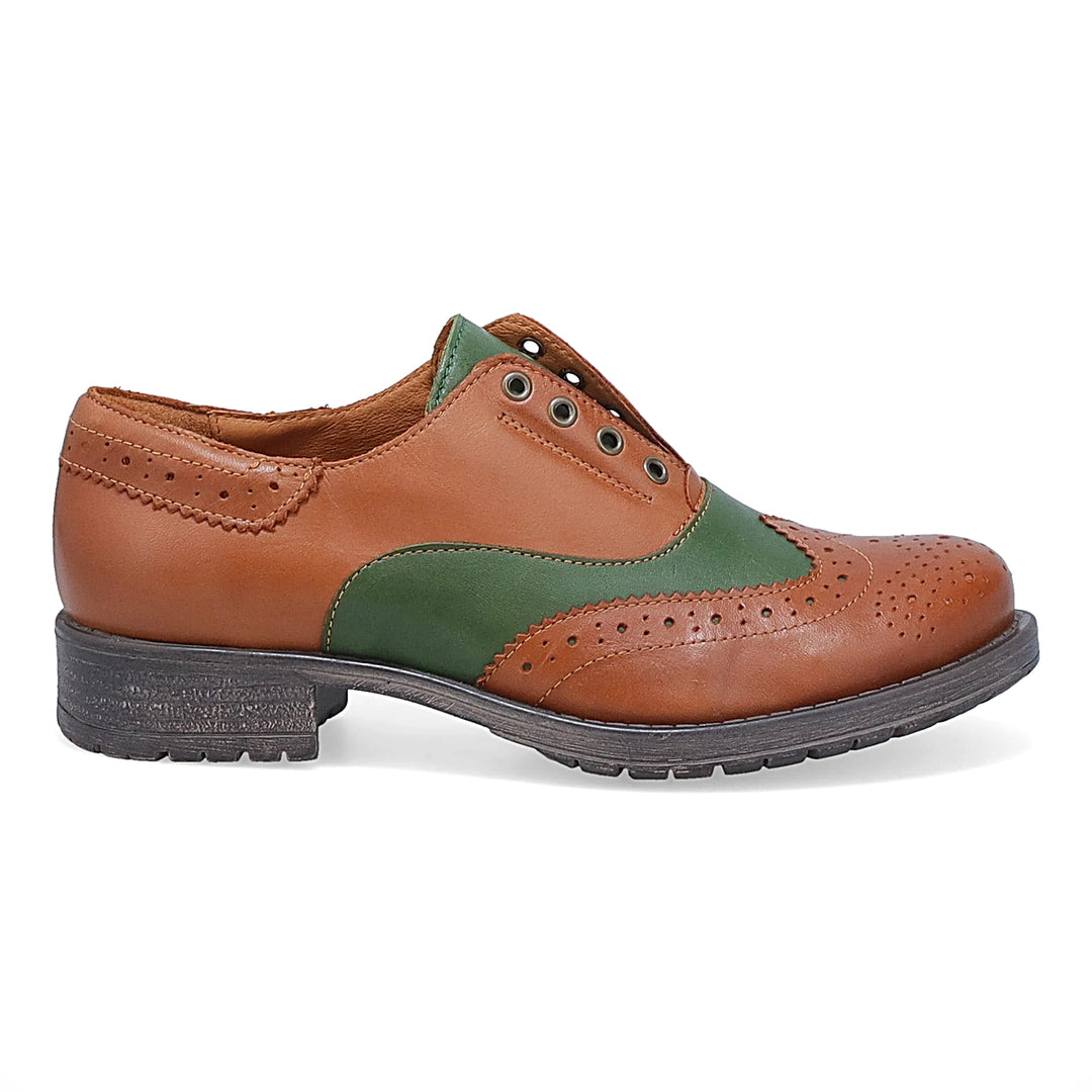 Miz Mooz Peabody Loafer  -  Brandy/Forest