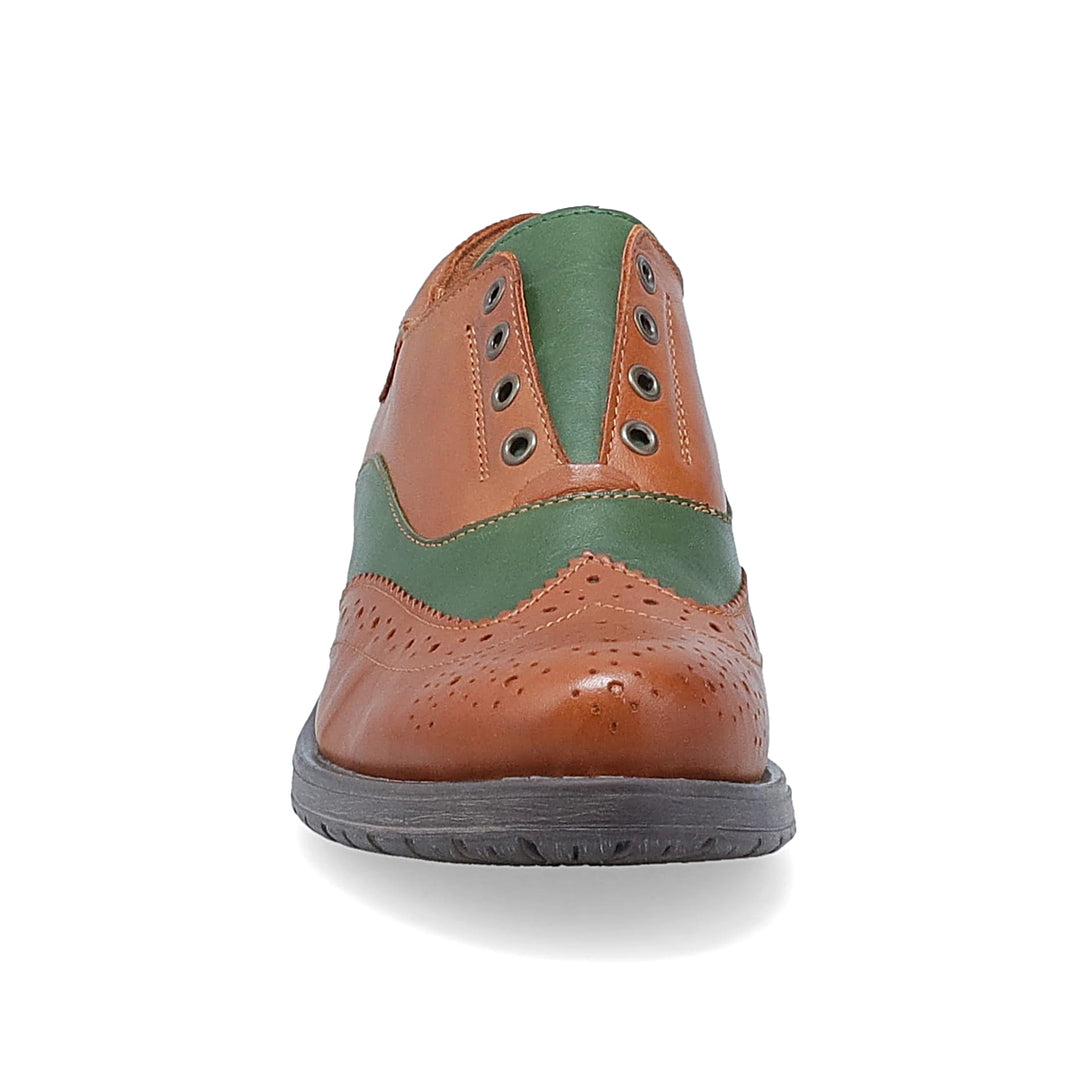 Miz Mooz Peabody Loafer  -  Brandy/Forest