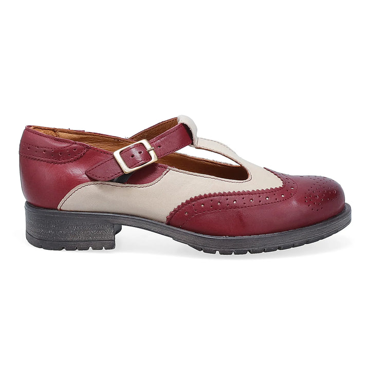 Miz Mooz Pippa Bordeaux/Cream