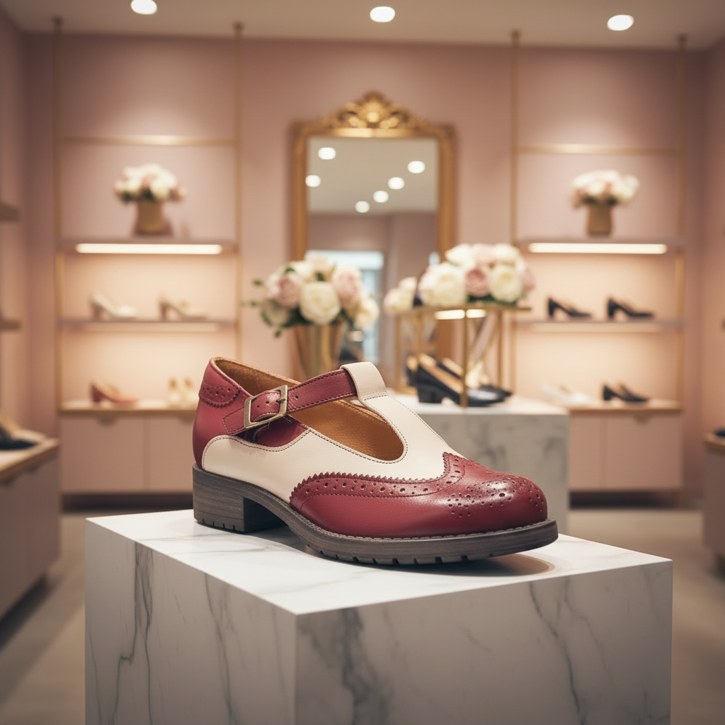 Miz Mooz Pippa Bordeaux/Cream