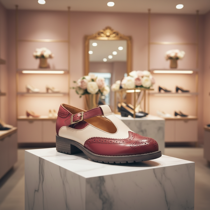 Miz Mooz Pippa Bordeaux/Cream