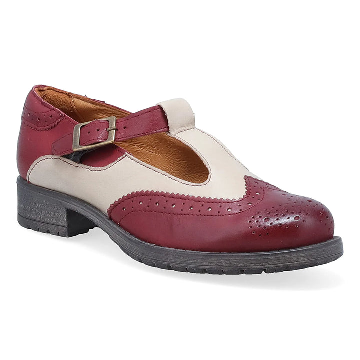 Miz Mooz Pippa Bordeaux/Cream