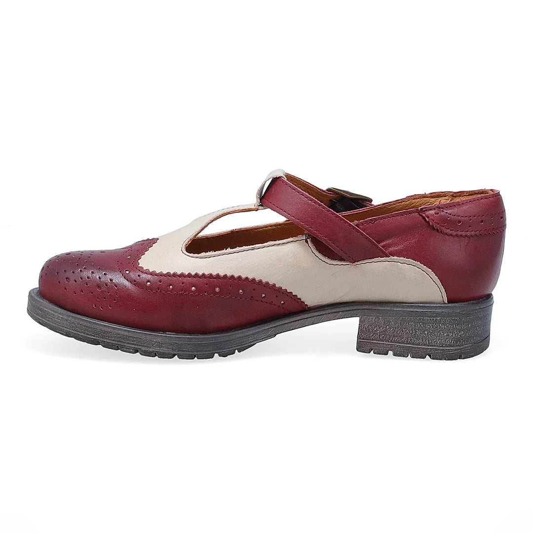 Miz Mooz Pippa Bordeaux/Cream