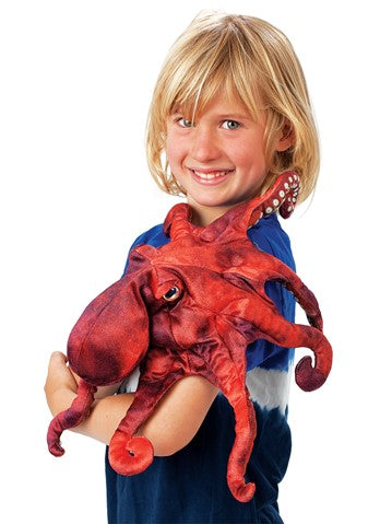 Folkmanis Red Octopus Puppet