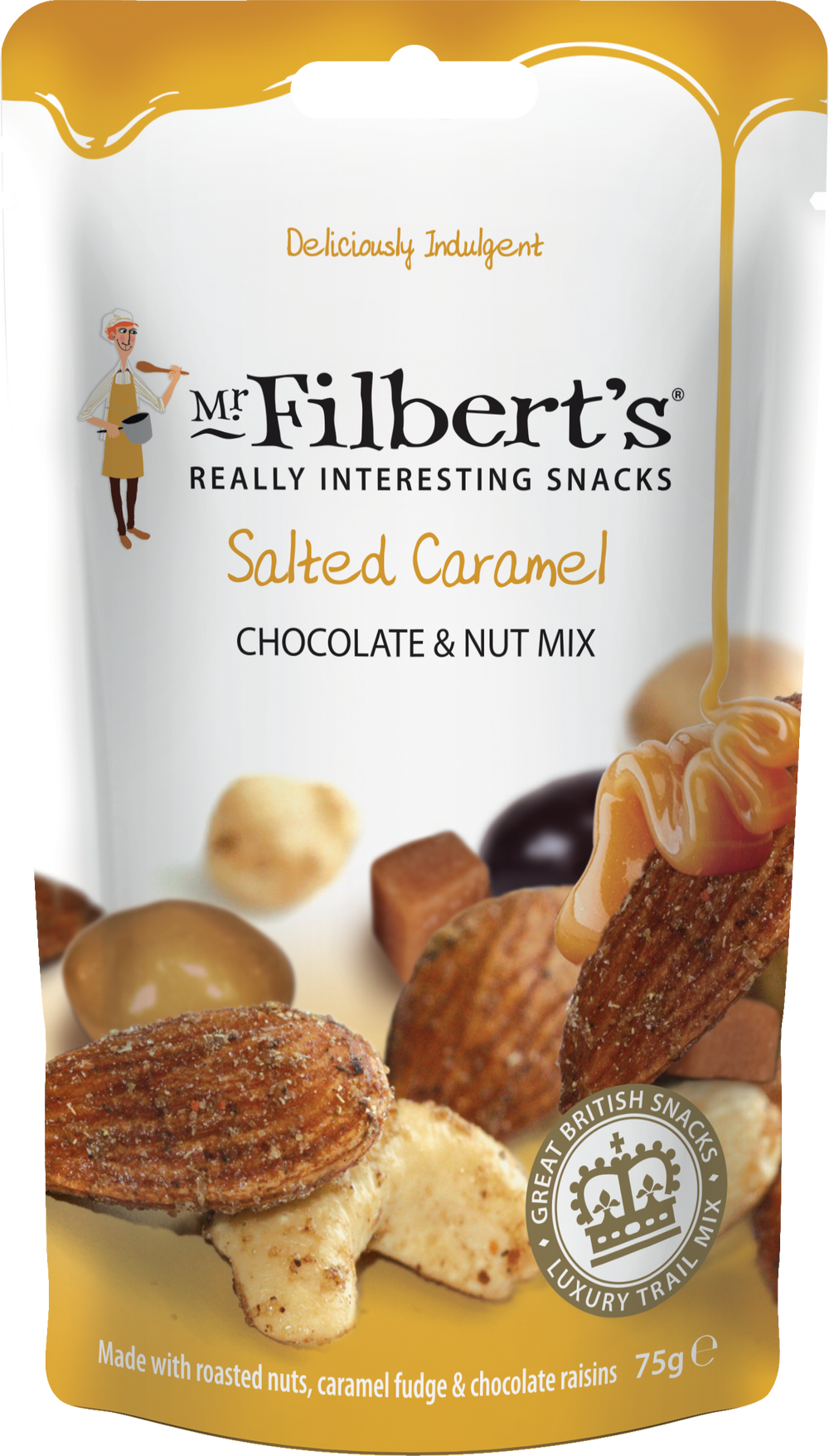 Mr. Filbert's Salted Caramel Chocolate Nut Mix  FB105