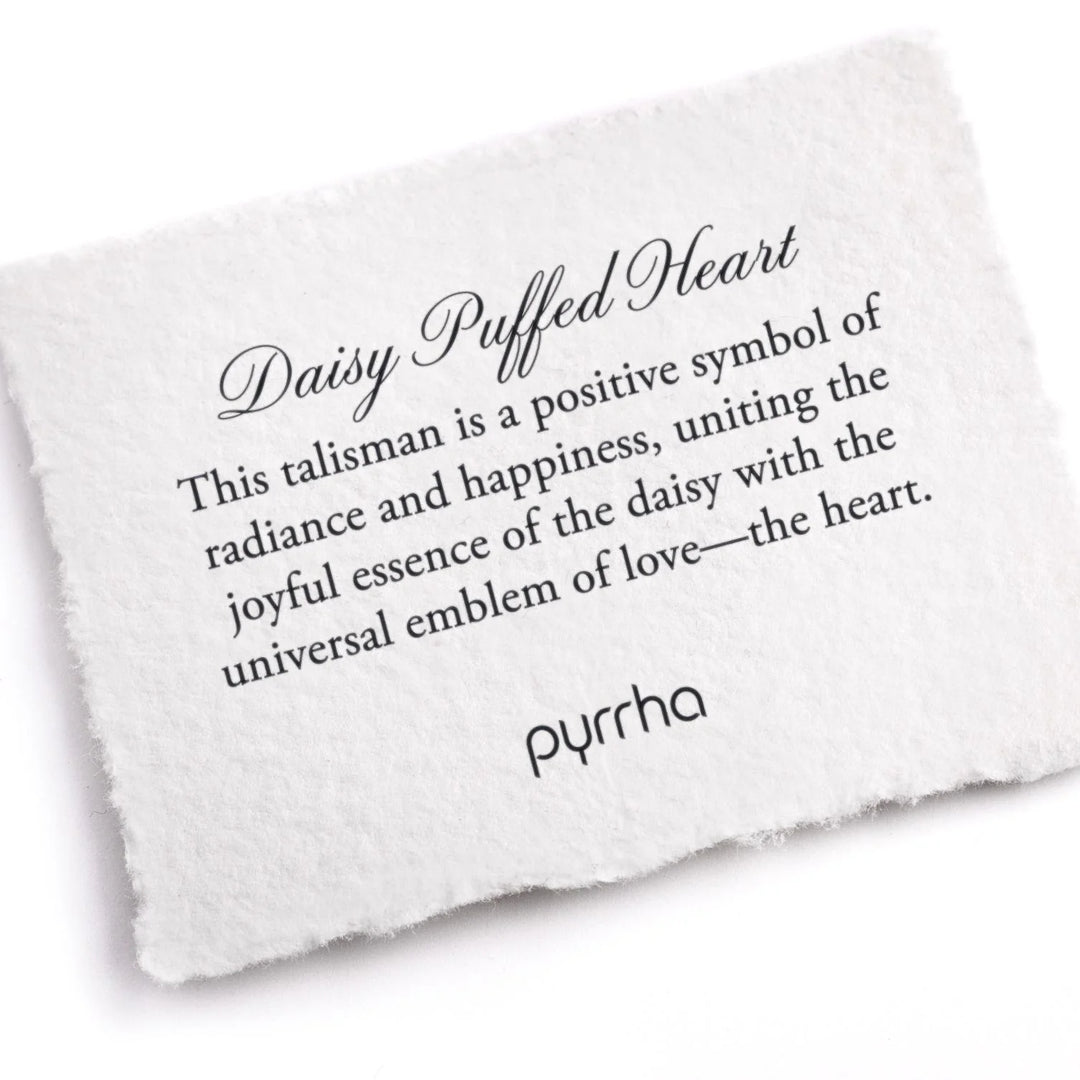 Pyrrha Large Puffed Heart Signet Ring  R15-3102  Daisy