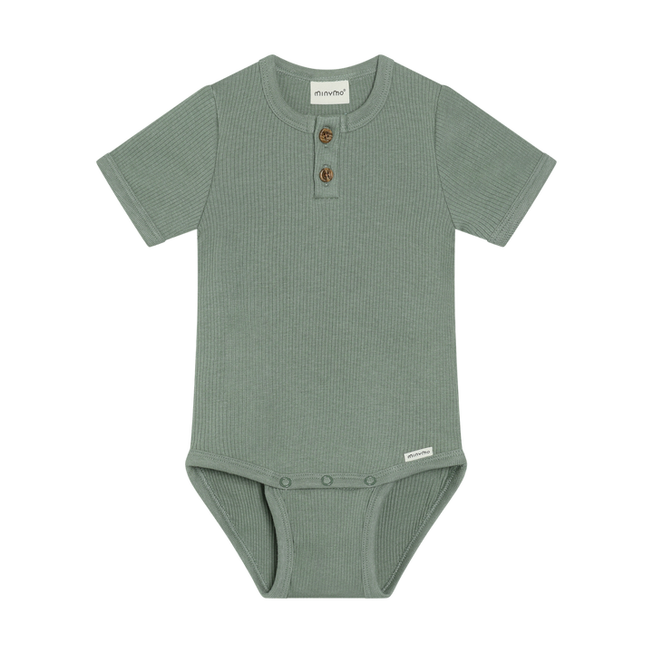 Minymo Baby Boy Short Sleeve Bodysuit   114345-9807