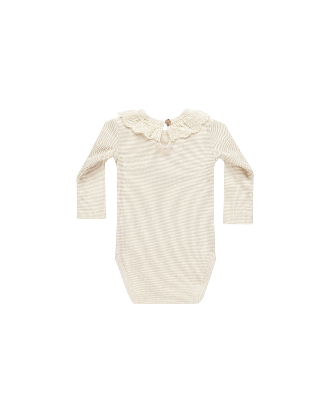 Quincy Mae Baby Girl Ruffle Collar Bodysuit   QM510TURA   Natural