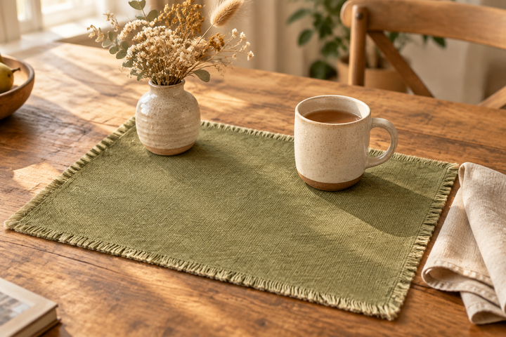 Danica Montage Placemat  HPM4302D  Olive Branch