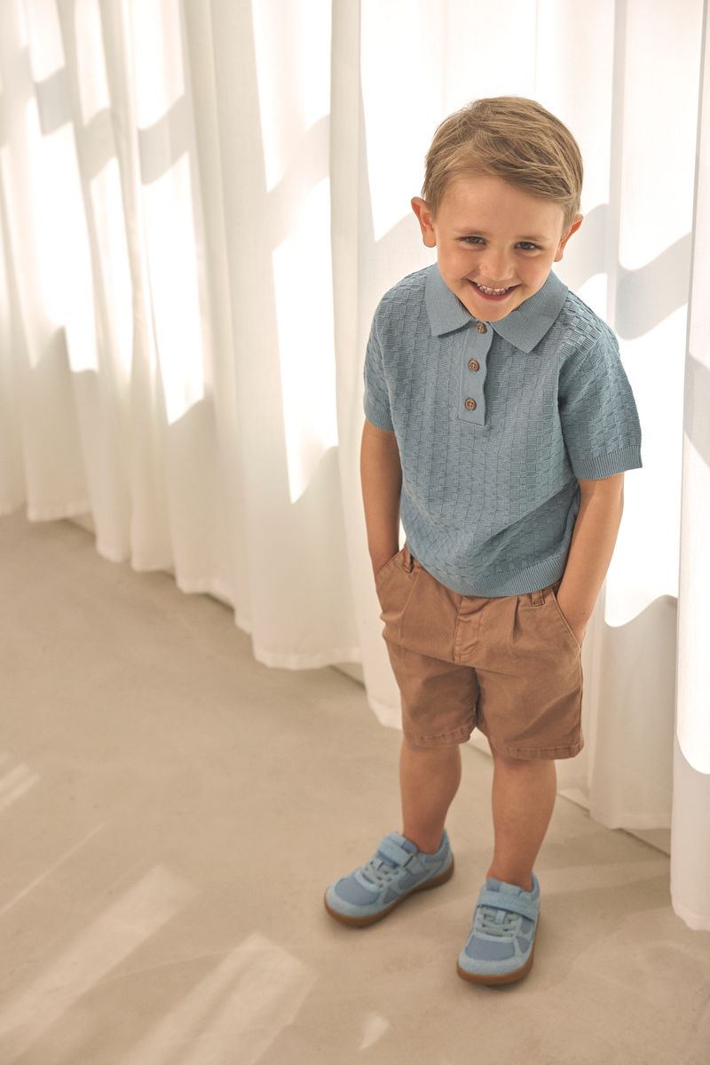 Enfant Boys Knit Polo   230620-7680