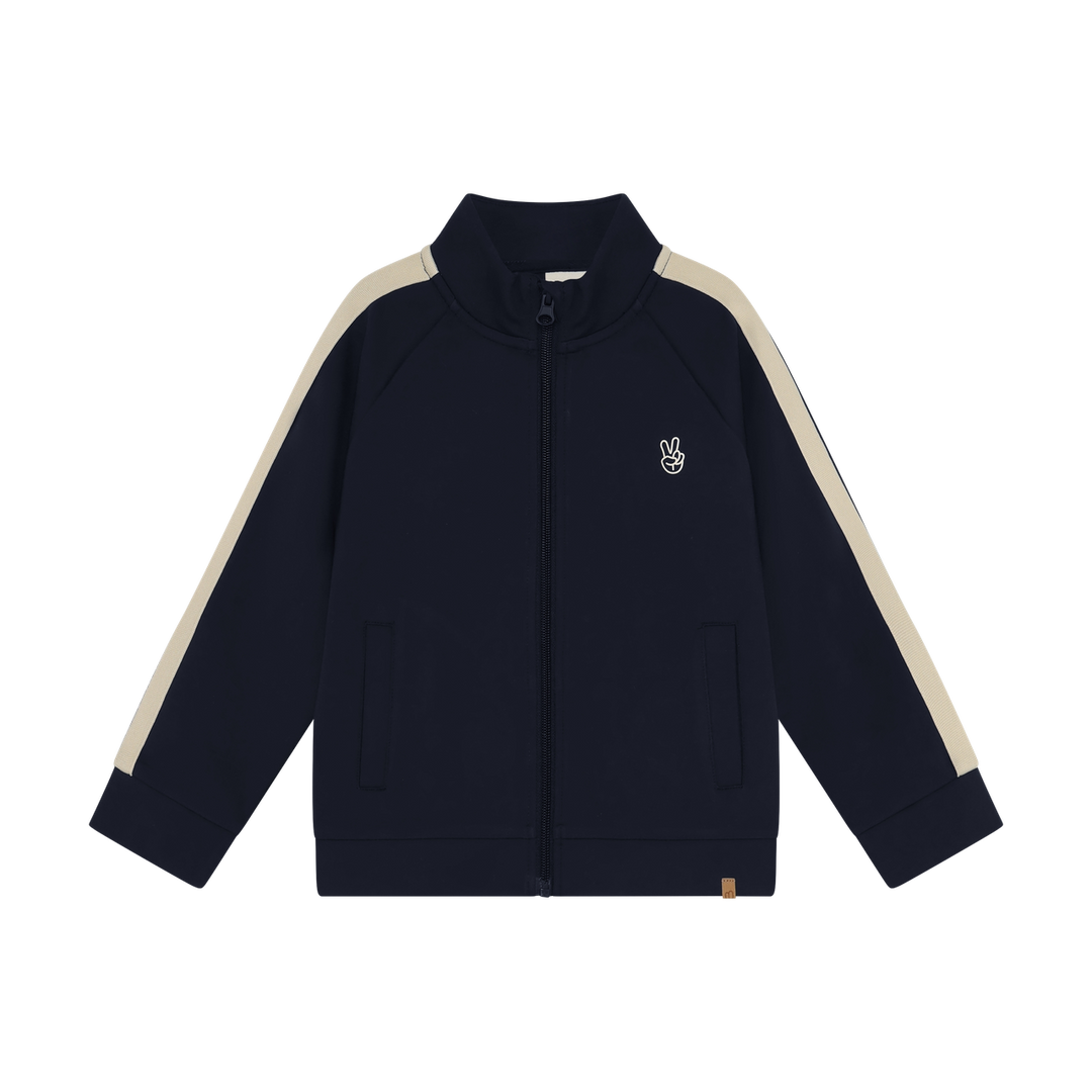 Minymo Boys Sweat Jacket With Zipper Closure   134461-7997