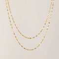 Lover's Tempo Ray Layered Necklace Gold