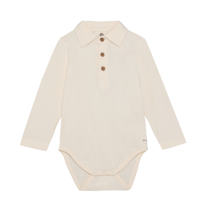 Enfant Baby Boy Long Sleeve Polo Bodysuit   215424-1730