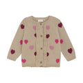 Minymo Baby Girl Heart Cardigan 114020