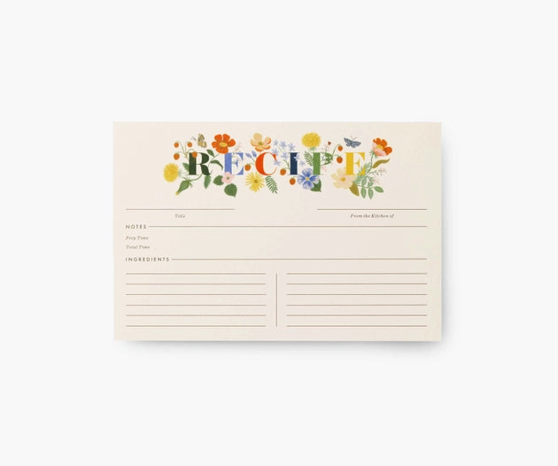 Rifle Paper Co Recipe Cards Mayfair