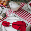 Linen Tales Red Gingham Tablecloth