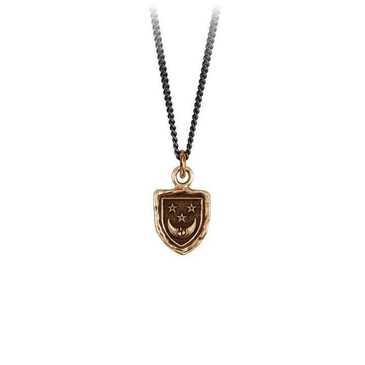 Pyrrha Reflective Appreciation Talisman   BN2308  Bronze