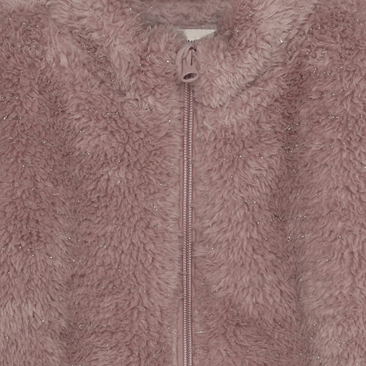 Minymo Girls Faux Fur Glitter Jacket   124473-6510