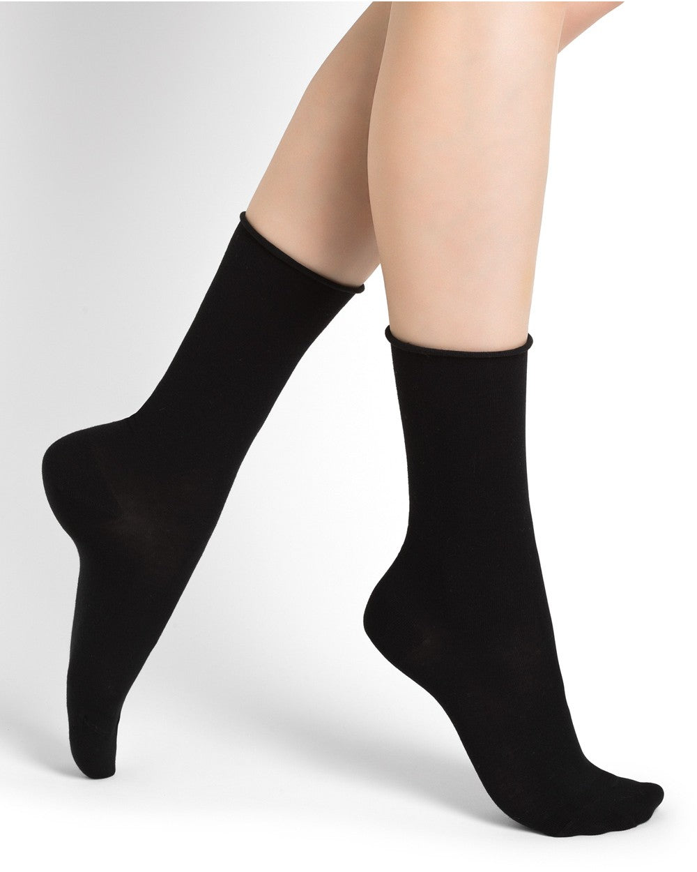 Bleuforet Velvet Cotton Socks  6594  Black