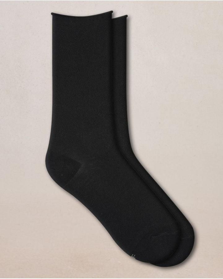 Bleuforet Velvet Cotton Socks  6594  Black