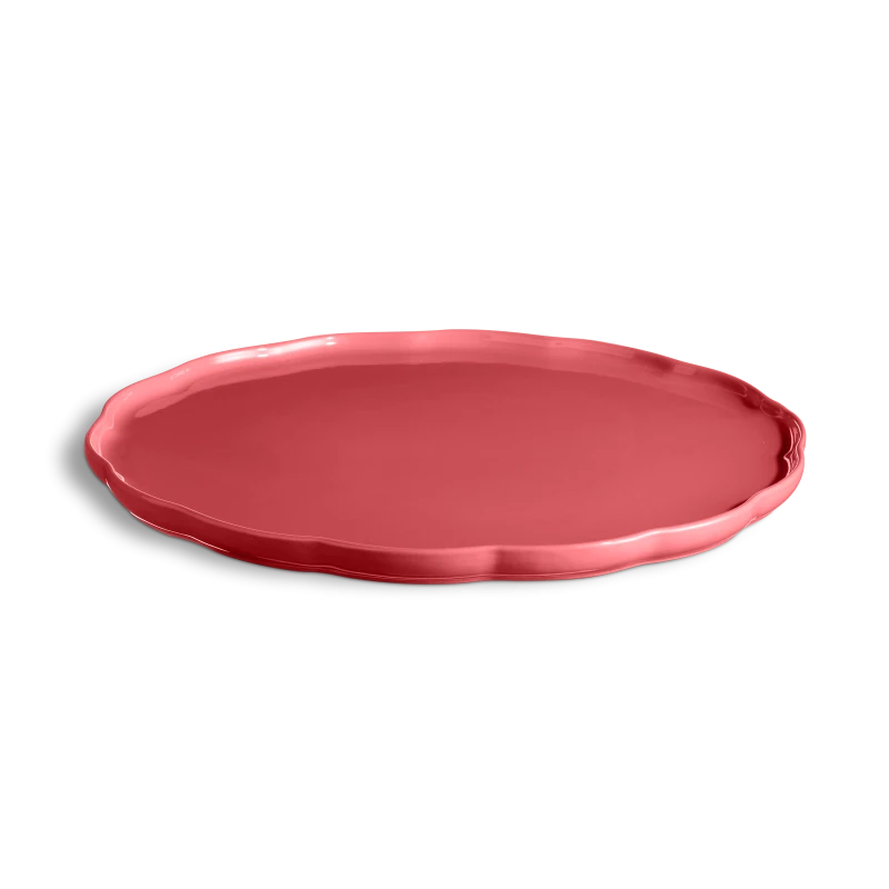 Emile Henry Madeleine Serving Platter  8953  Rose Candy