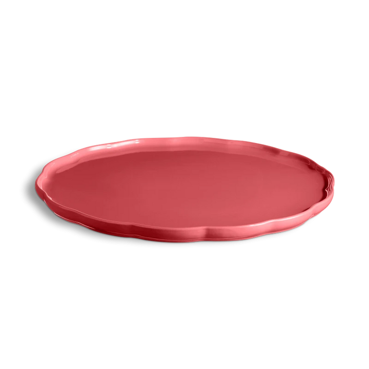 Emile Henry Madeleine Serving Platter  8953  Rose Candy