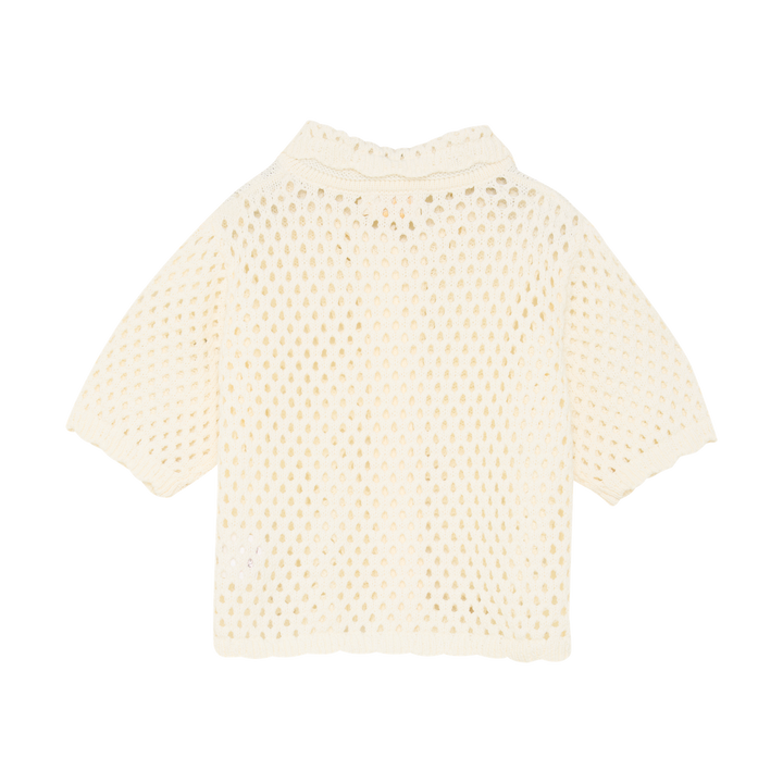 Creamie Short Sleeve Knit Cardigan   823208-1111