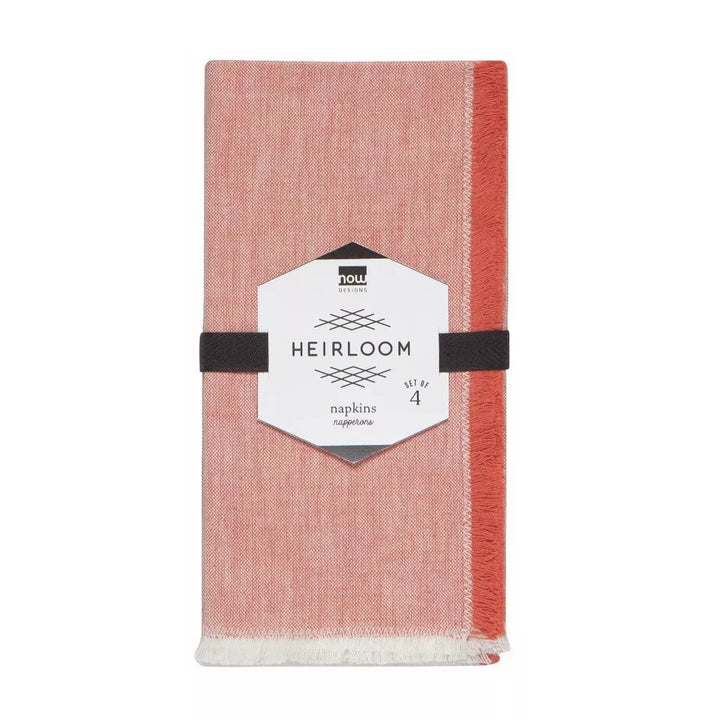 Danica Heirloom Chambray Napkin Set/4 - Clay