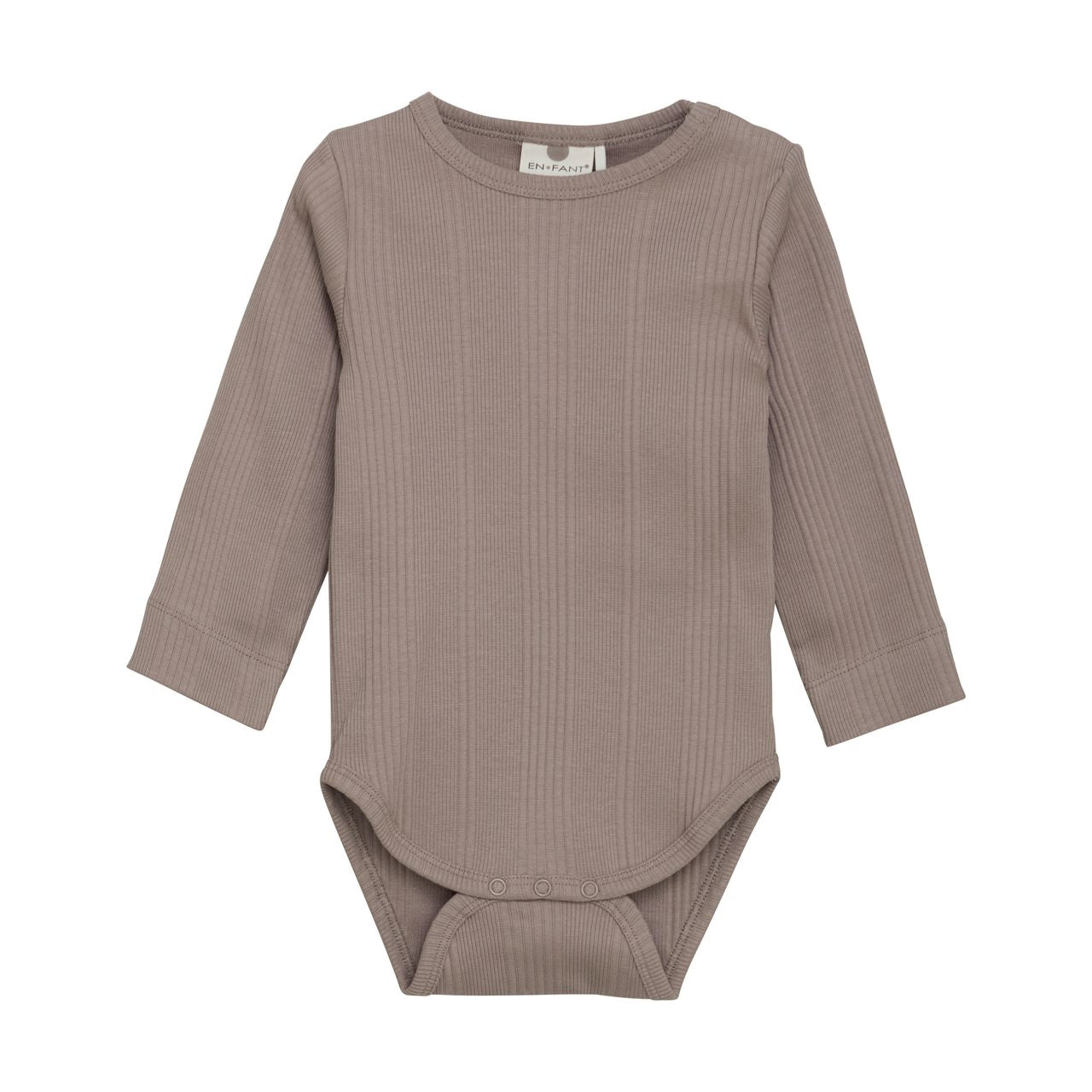 Enfant Baby Boy Long Sleeve Ribbed Onesie   215351-2213