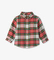 Hatley Baby Boy Flannel Shirt  F22FPI1548  Festive Plaid