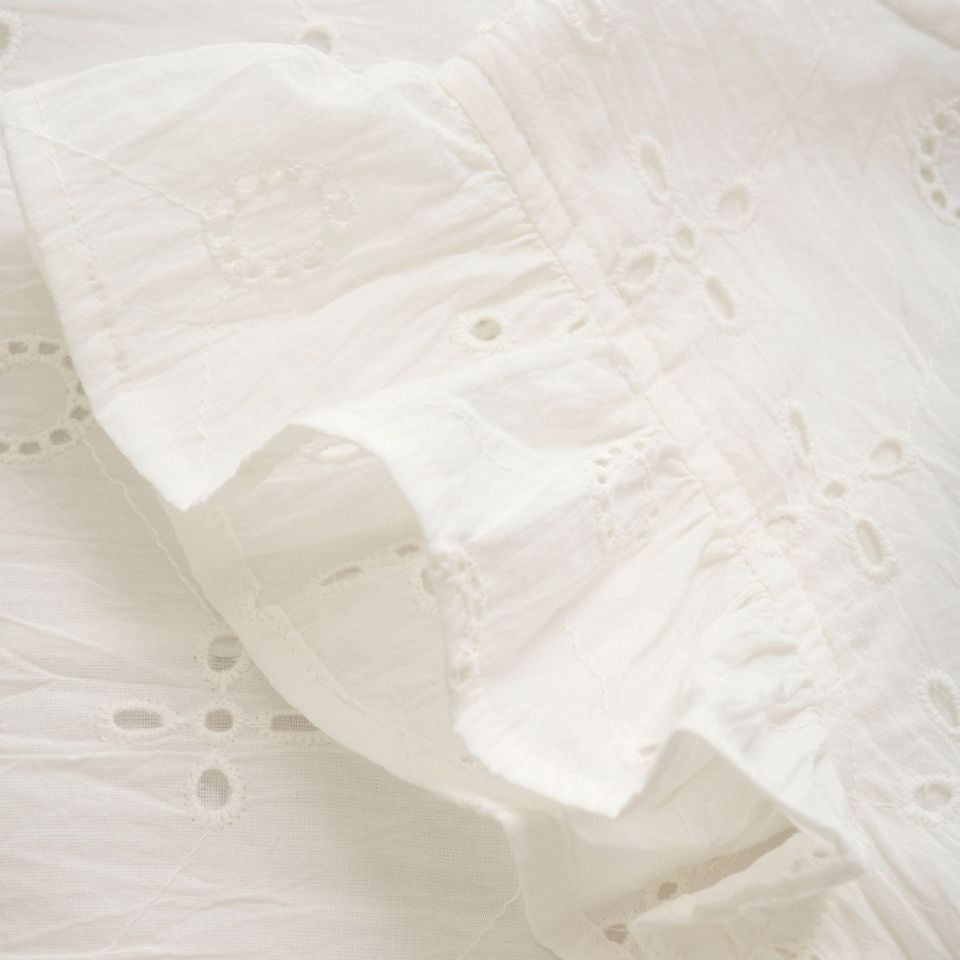 Creamie Girls White Eyelet Dress  822550-1103 **