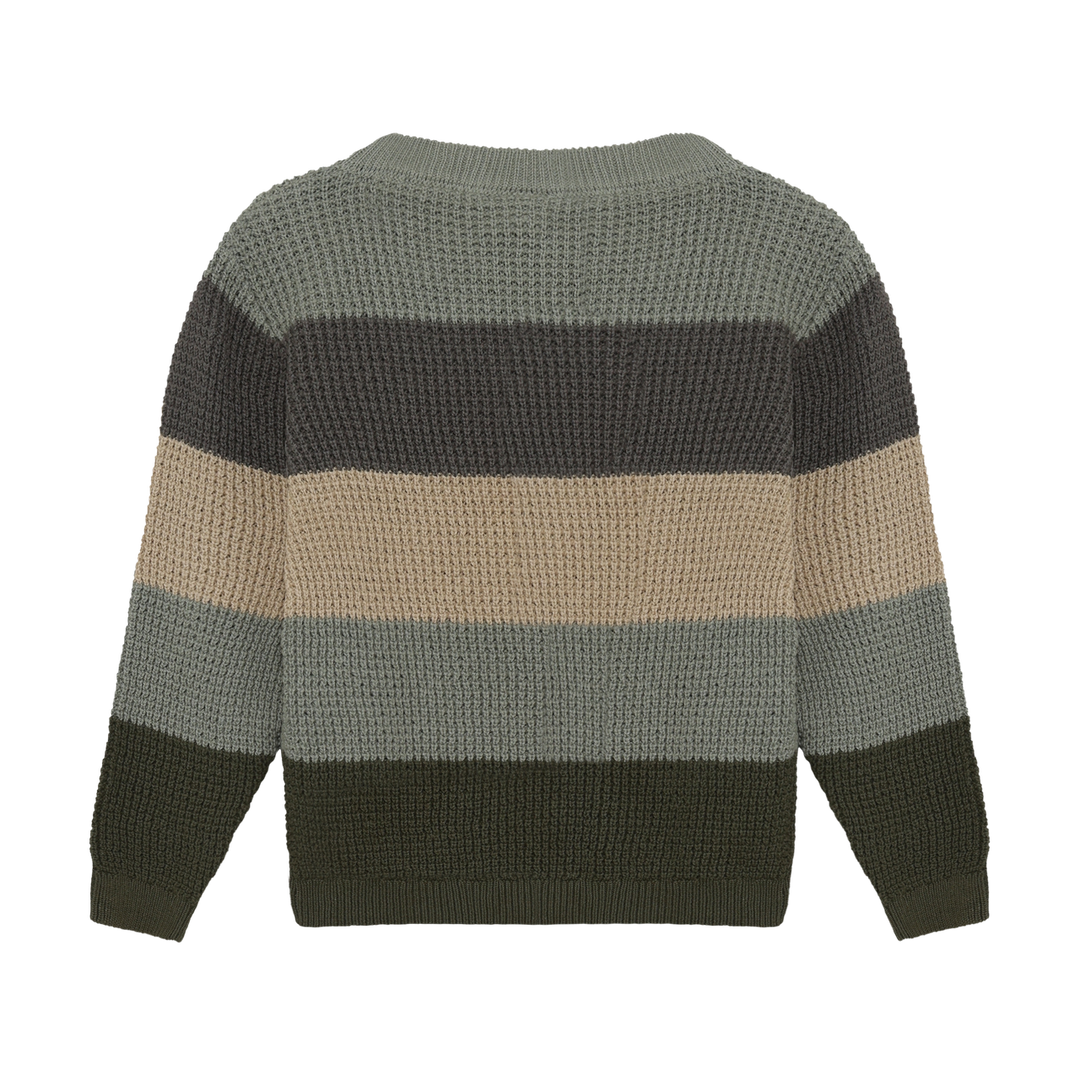 Minymo Boys Knit Crewneck Sweater   134436-9090