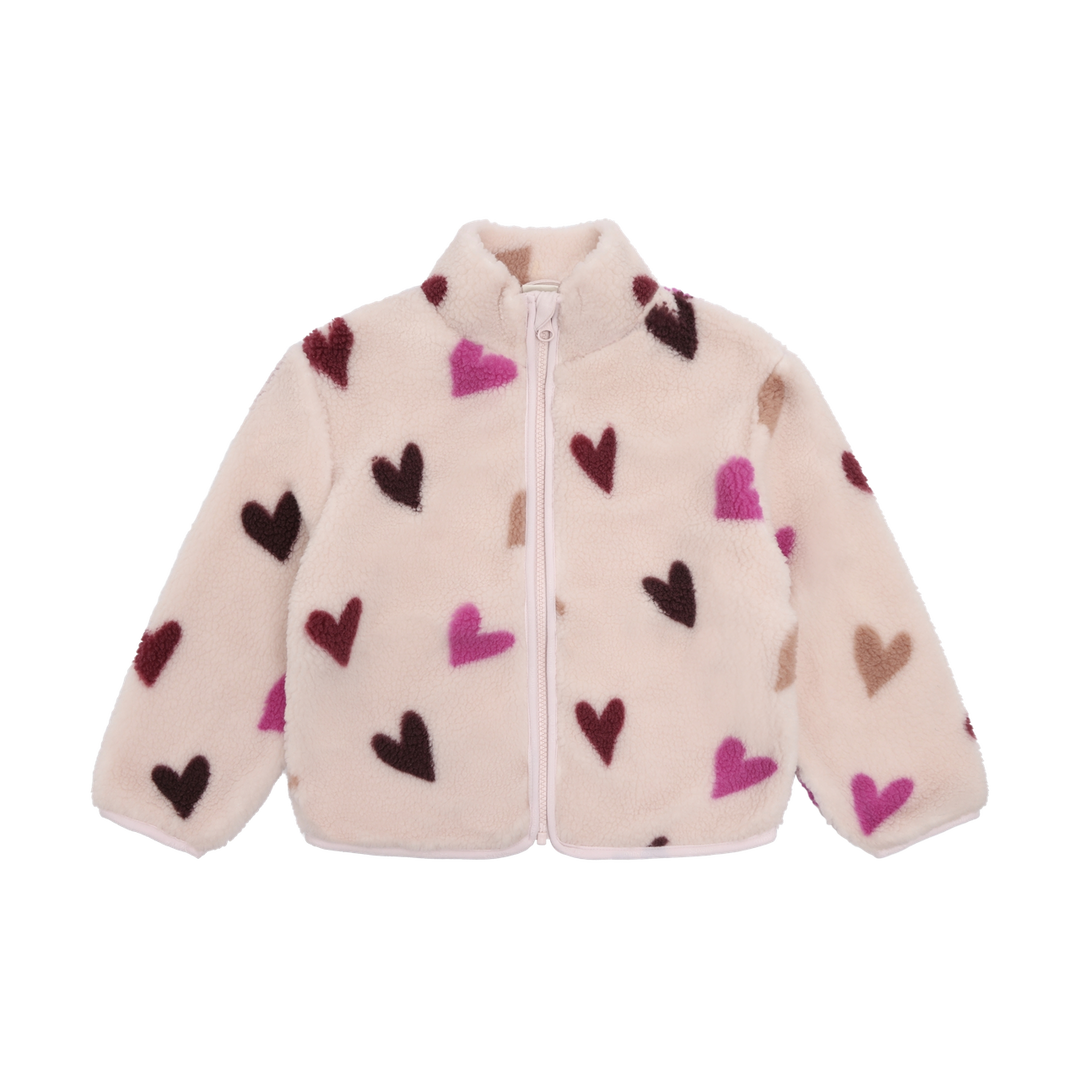 Minymo Girls Lined Fleece Jacket   124444-5803