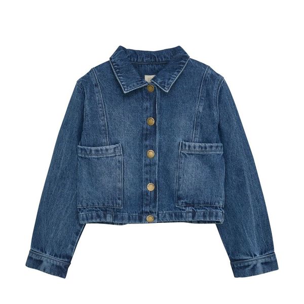 Creamie Girls Cropped Denim Jacket  822596-7770 *