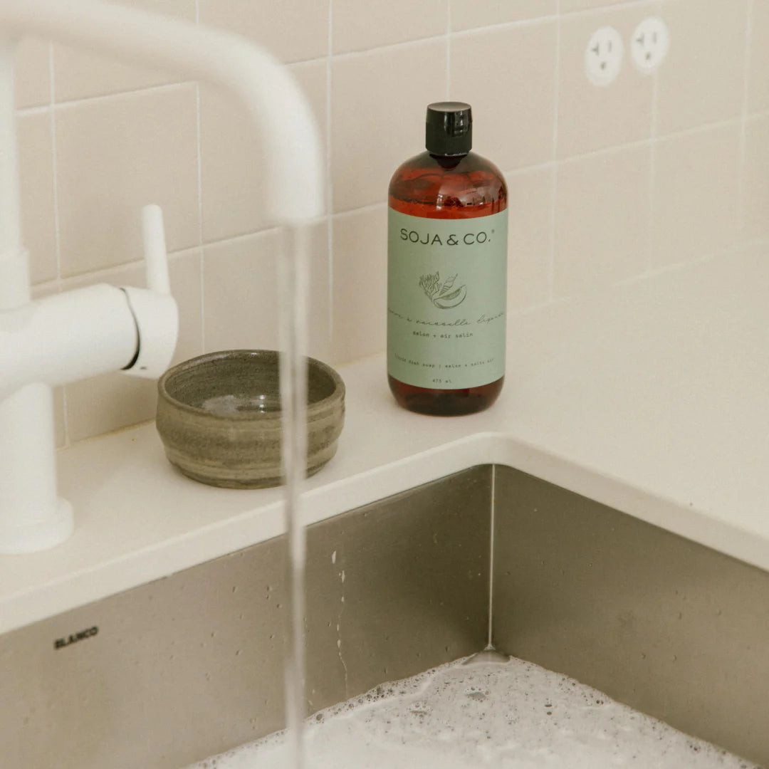 Soja & Co Liquid Dish Soap  -  Melon and Salty Air