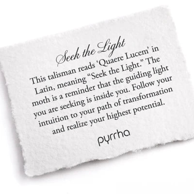 Pyrrha Seek The Light Talisman Ring  R3-816