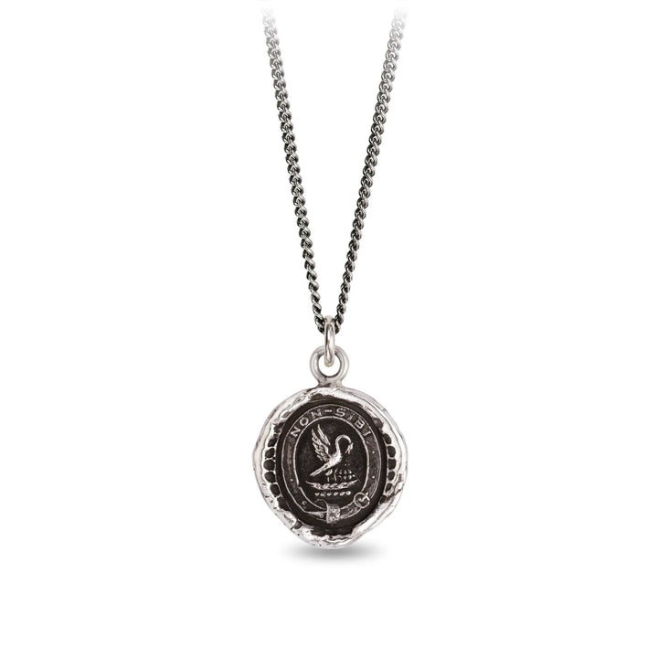 Pyrrha Selflessness N1368 Sterling Silver Necklace 18"