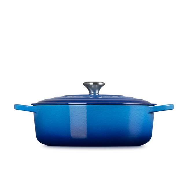 Le Creuset 6.2L Shallow Round French Oven  -  Blueberry*