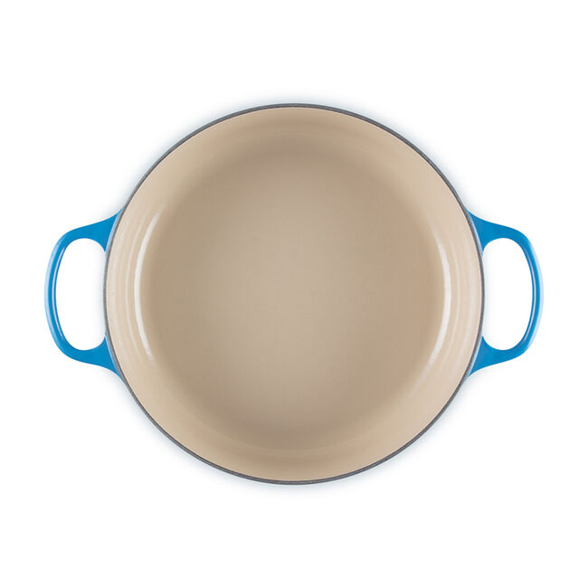 Le Creuset 6.2L Shallow Round French Oven  -  Blueberry*