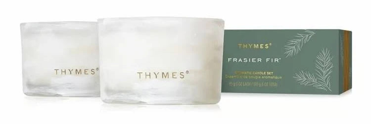 Thymes Frasier Fir Tidings Votive Gift Set